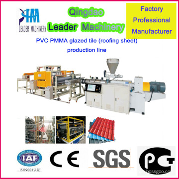 PVC PMMA Kunststoff Dachziegel Produktionslinie / Maschine